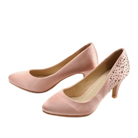 Décolleté rosa su spilla con zirconi MJ1440 2