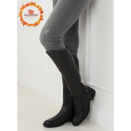 Stivali da donna neri H9208 Negro nero 1