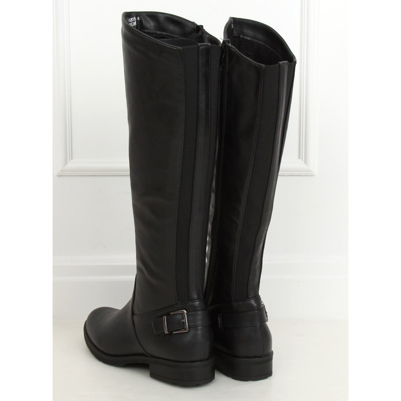 Stivali da donna neri H9208 Negro nero 2