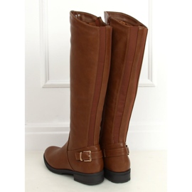 Stivali cammello da donna H9208 Camel marrone 2