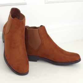 Camel 8B957 Stivaletti Chelsea da donna color cammello marrone 1