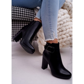 SEA Stivali da donna con tacco alto Black Mastor nero 2