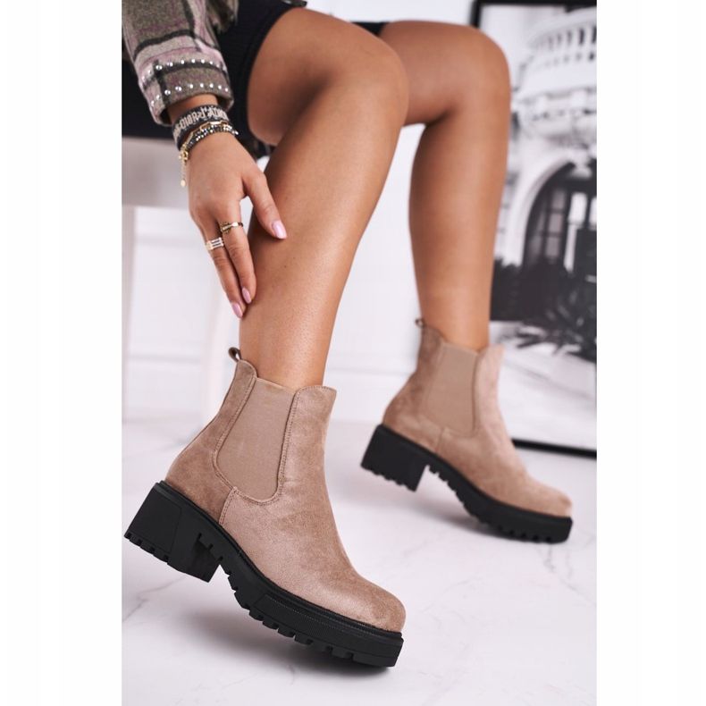 PS1 Stivali Alti Donna Sidamo Beige 2