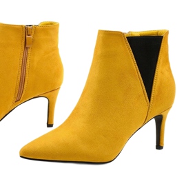 Stivaletti gialli con elastico Patter nero giallo 1
