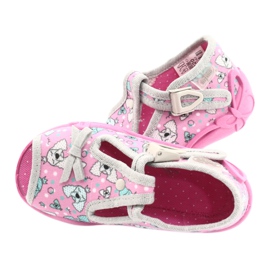Scarpe per bambini Befado 213P120 rosa argento grigio 6