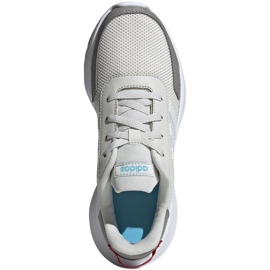 Scarpe Adidas Tensaur Run K EG4130 beige e grigie 1