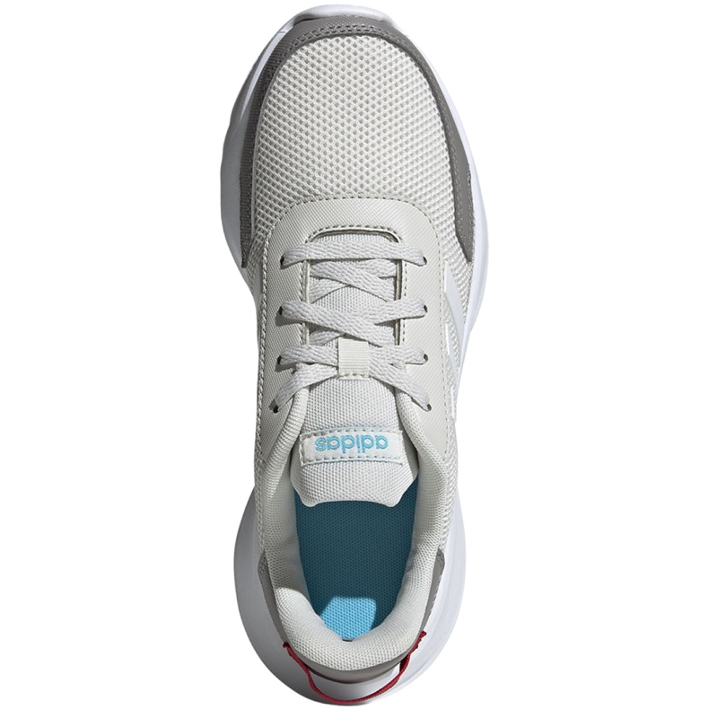 Scarpe Adidas Tensaur Run K EG4130 beige e grigie 1