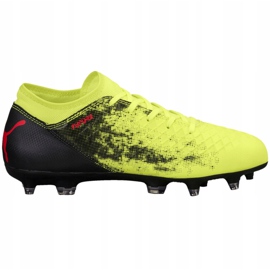 Scarpe calcio Puma Future 18.4 Fg Ag Junior giallo-nero 104346 01 multicolore 1