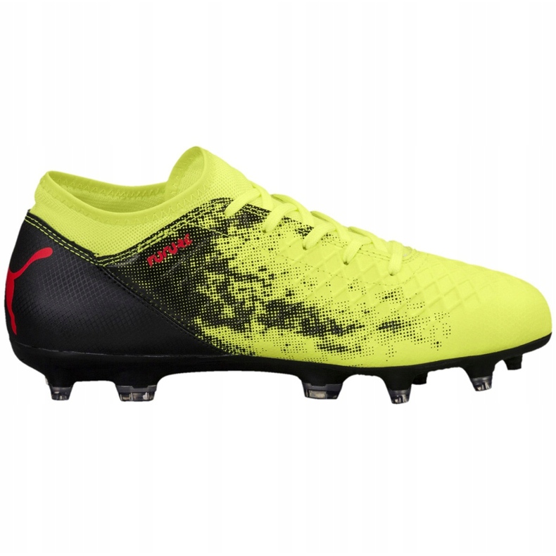 Scarpe calcio Puma Future 18.4 Fg Ag Junior giallo-nero 104346 01 multicolore 1