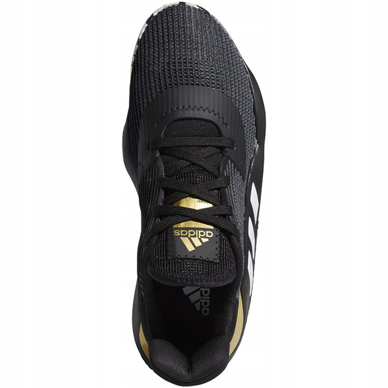 Adidas Pro Bounce 2019 Scarpe basse bianche e nere EF0469 nero nero 1
