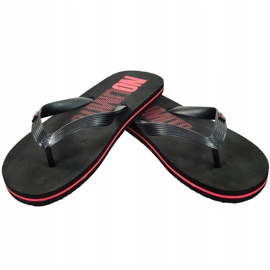 Pantofole da uomo 4F rosse H4L18 KLM001 nero 1