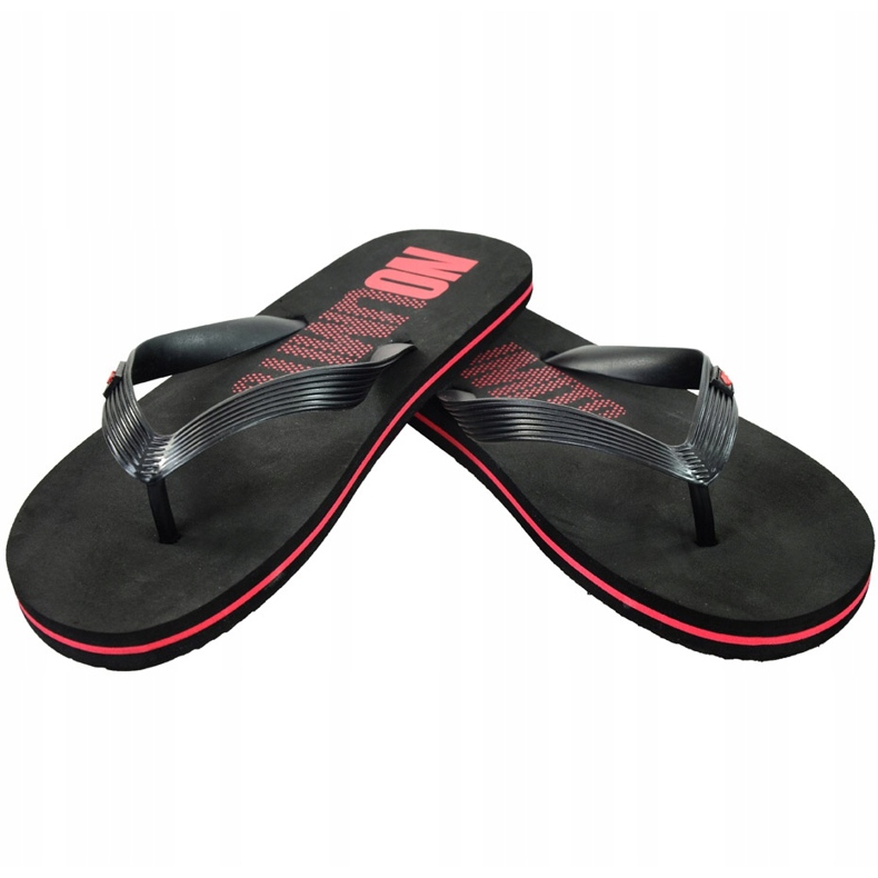 Pantofole da uomo 4F rosse H4L18 KLM001 nero 1