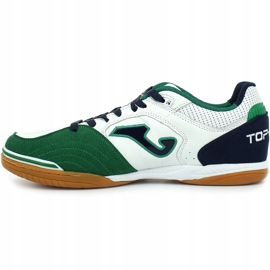 Scarpe da calcio Joma Top Flex 932 Sala In bianco, verde e blu navy 1