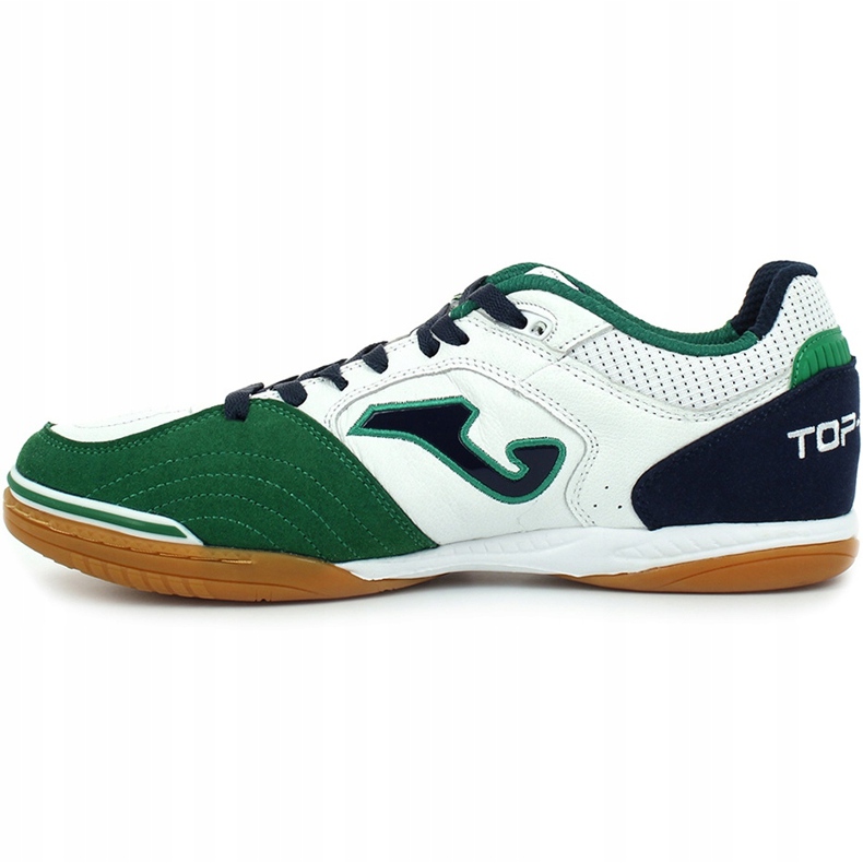 Scarpe da calcio Joma Top Flex 932 Sala In bianco, verde e blu navy 1