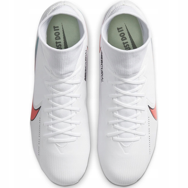 Scarpa da calcio Nike Mercurial Superfly 7 Academy FG / MG AT7946 163 bianco bianco 1