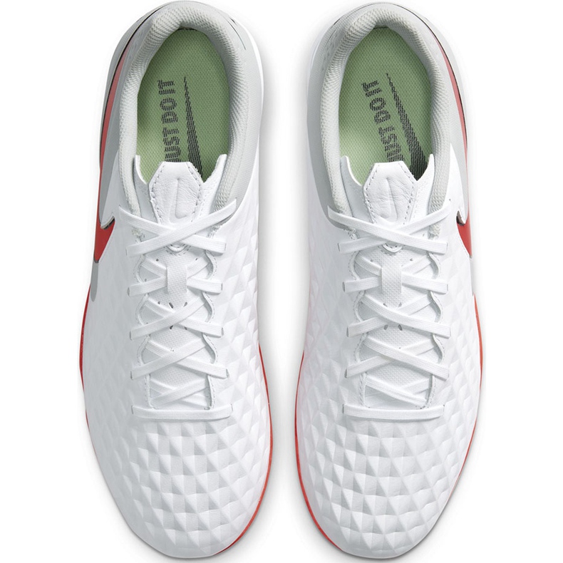 Scarpa da calcio Nike Tiempo Legend 8 Academy Tf AT6100 163 bianco bianco 1