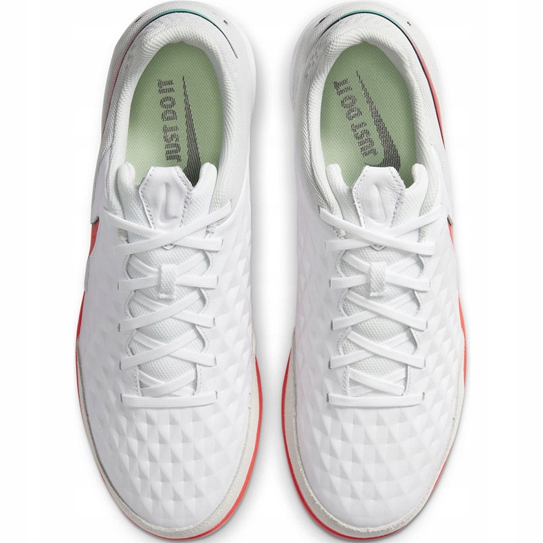Nike Tiempo Legend 8 Academy Ic AT6099 163 scarpe da calcio bianca bianca 1