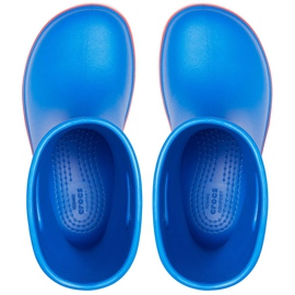 Stivali da pioggia Crocs per bambini Stivali da pioggia Crocband Bambini blu 205827 4KD 1