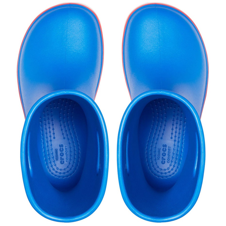 Stivali da pioggia Crocs per bambini Stivali da pioggia Crocband Bambini blu 205827 4KD 1