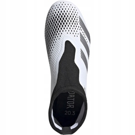 Scarpe da calcio Adidas Predator 20.3 Ll Fg FW9198 bianco bianco 1