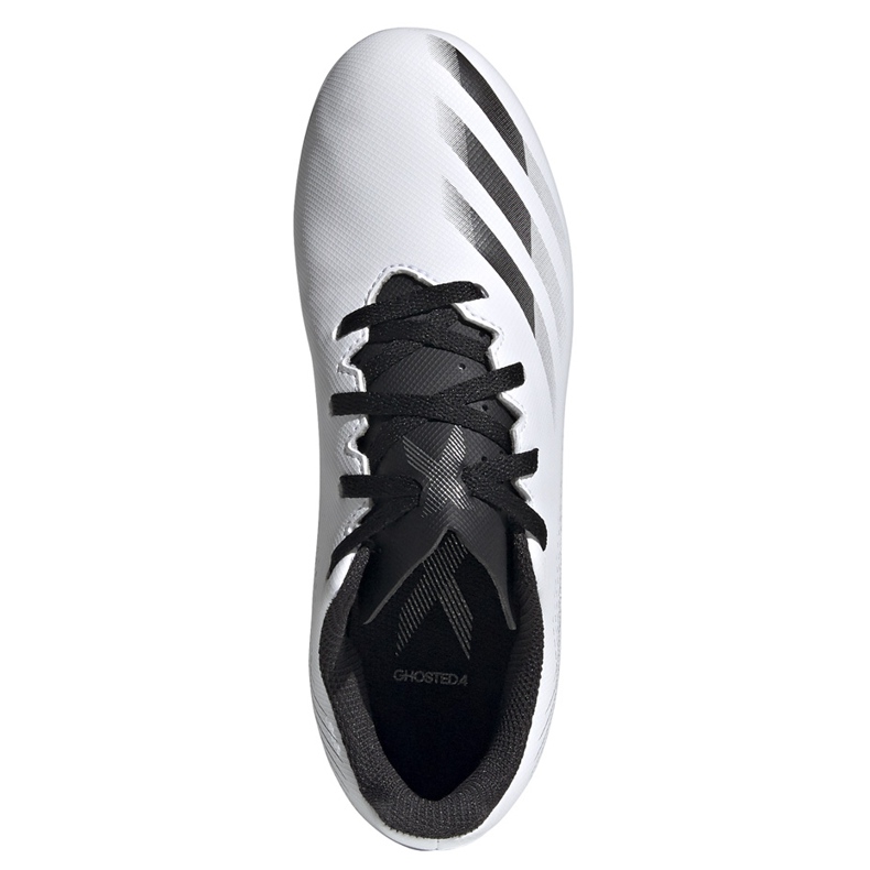 Scarpe da calcio Adidas X GHOSTED.4 FxG Junior FW6798 bianca bianca 1