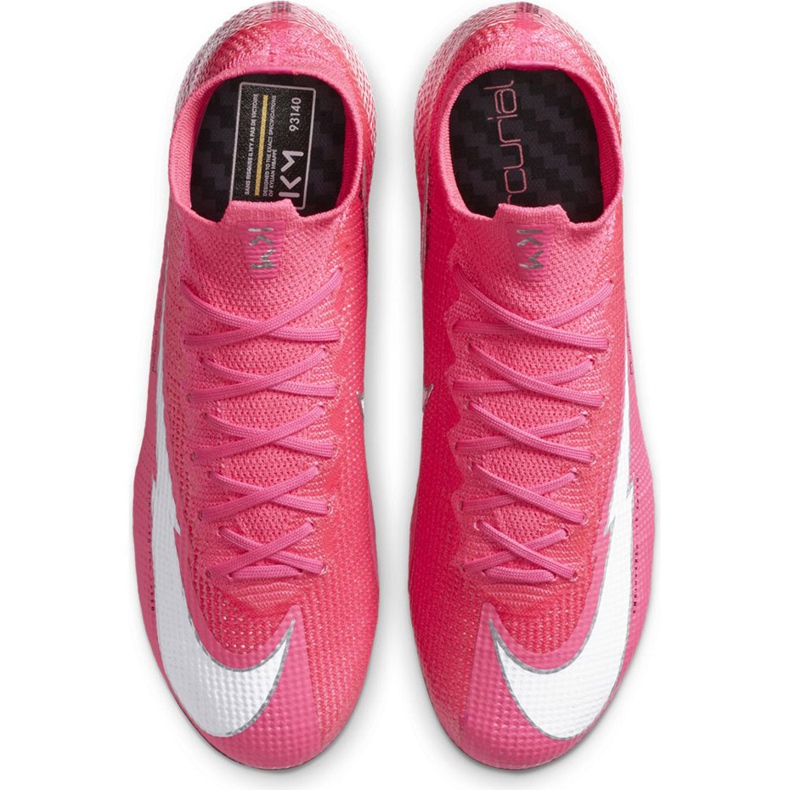 Nike Mercurial Superfly 7 Elite Km Fg DB5604 611 scarpe da calcio rosa rosa 1