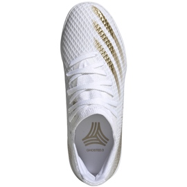 Scarpe da calcio Adidas X GHOSTED.3 In Junior EG8225 bianca bianca 1