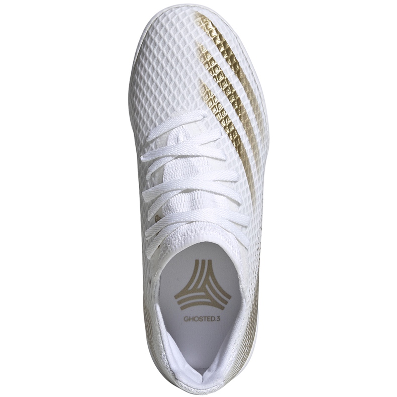 Scarpe da calcio Adidas X GHOSTED.3 In Junior EG8225 bianca bianca 1