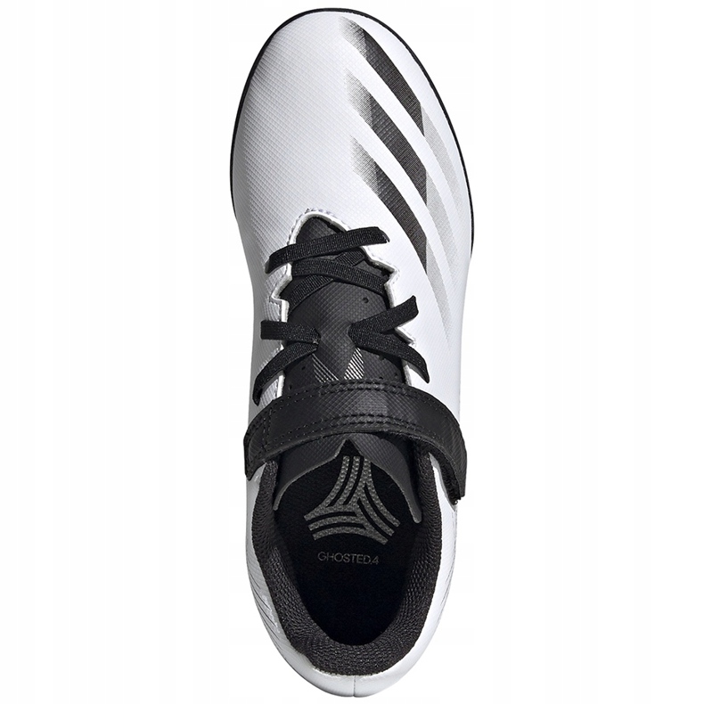 Scarpe da calcio Adidas X GHOSTED.4 H&amp;L Tf Junior FW9573 bianco bianco 1