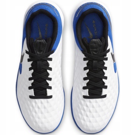 Scarpe da calcio Nike Tiempo Legend 8 Academy Ic Junior AT5735 104 bianca 1