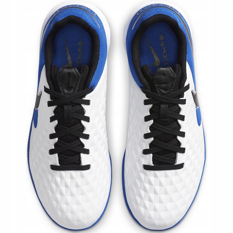 Scarpe da calcio Nike Tiempo Legend 8 Academy Ic Junior AT5735 104 bianca 1