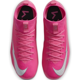 Scarpe da calcio Nike Mercurial Superfly 7 Academy Km FG / MG Junior DB5609 611 rosa rosa 1