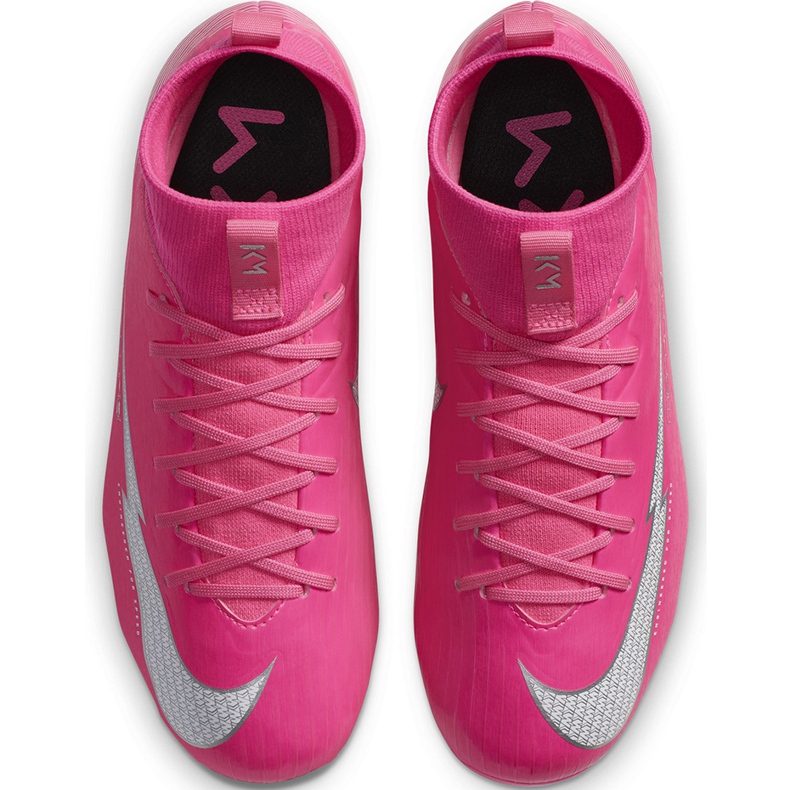 Scarpe da calcio Nike Mercurial Superfly 7 Academy Km FG / MG Junior DB5609 611 rosa rosa 1