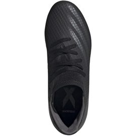 Scarpe da calcio Adidas X GHOSTED.3 Fg Junior FW3545 nero nero 1