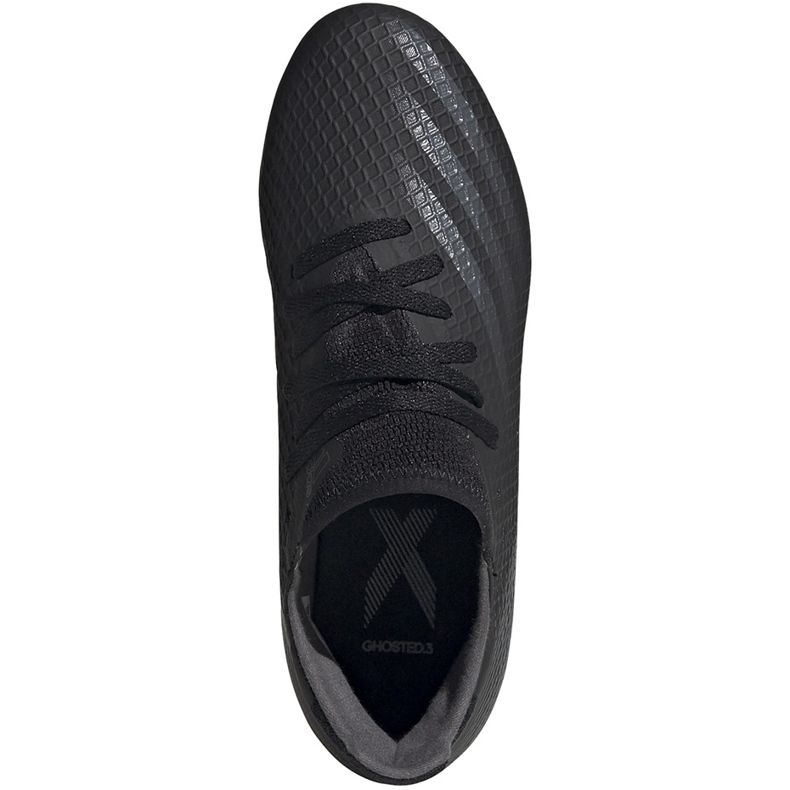 Scarpe da calcio Adidas X GHOSTED.3 Fg Junior FW3545 nero nero 1