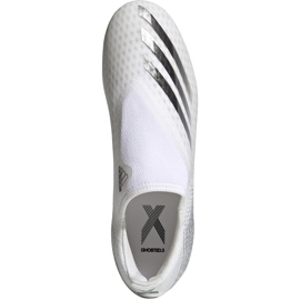 Scarpe da calcio Adidas X GHOSTED.3 Ll Fg EG8165 bianca bianca 1