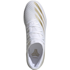 Adidas X GHOSTED.3 In scarpe da calcio EG8204 bianco, dorato d'oro 1