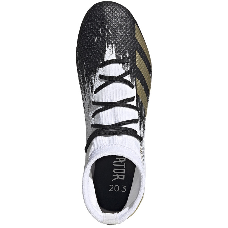 Scarpe da calcio Adidas Predator 20.3 Fg FW9196 bianca 1