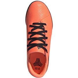 Scarpe da calcio Adidas Nemeziz 19.4 Tf Jr arancione EH0503 arancia arancia 1