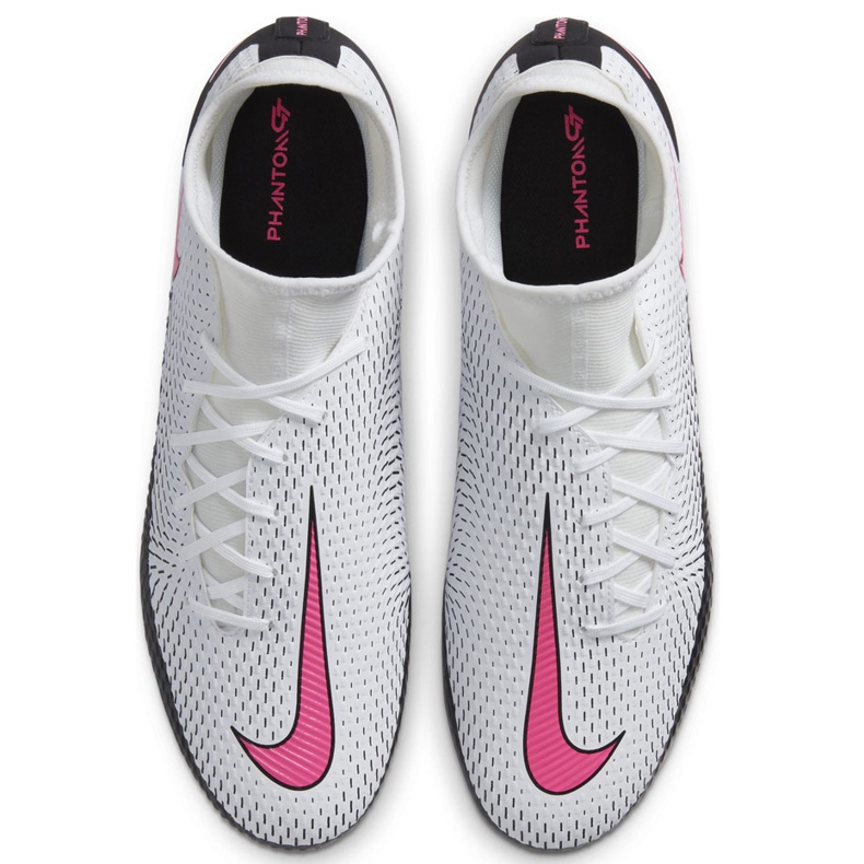 Scarpa da calcio Nike Phantom Gt Academy Df FG / MG CW6667 160 bianca bianca 1