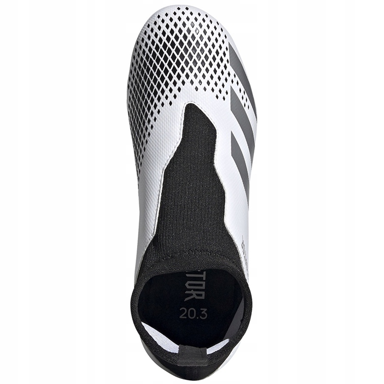 Scarpe da calcio Adidas Predator 20.3 Ll Fg Junior FW9212 bianco bianco 1