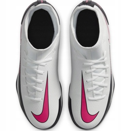Scarpa da calcio Nike Phantom Gt Club Df FG / MG Junior CW6727 160 bianca bianca 1