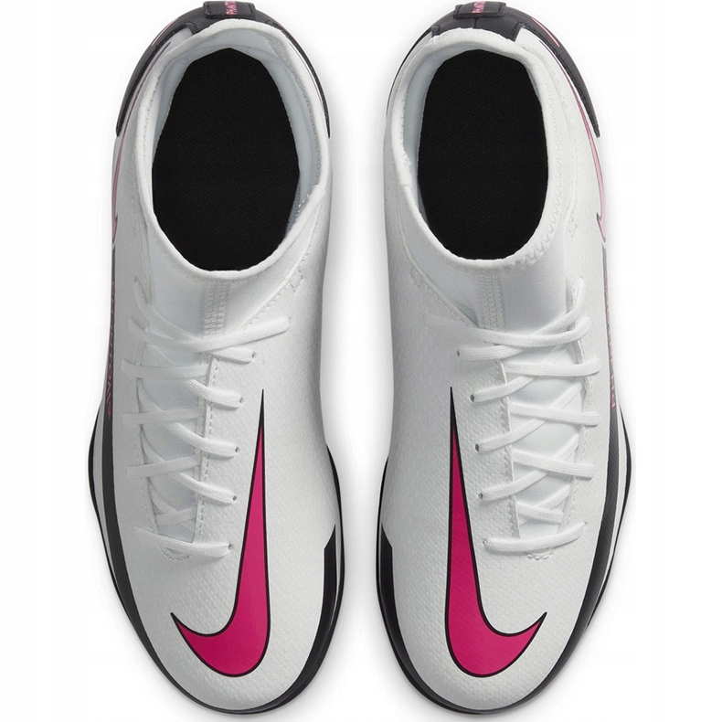 Scarpa da calcio Nike Phantom Gt Club Df FG / MG Junior CW6727 160 bianca bianca 1