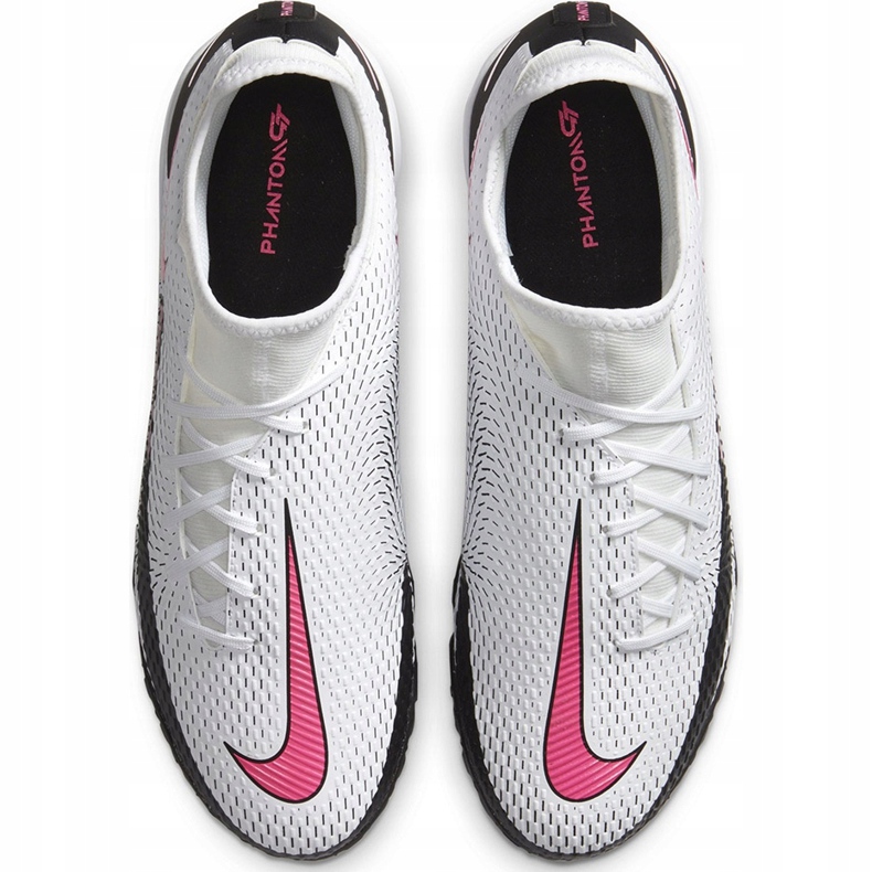 Scarpa da calcio Nike Phantom Gt Academy Df Tf CW6666 160 bianco bianco 1