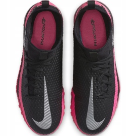 Nike Jr Phantom Gt Academy Df Tf CW6695 006 scarpe da calcio nero nero 1
