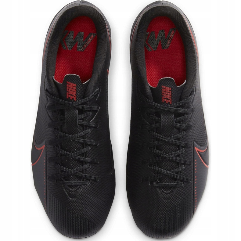 Nike Mercurial Vapor 13 Academy FG / MG Junior AT8123 060 scarpe da calcio nero nero 1