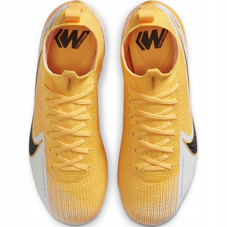 Nike Mercurial Superfly 7 Elite Fg Junior AT8034 801 scarpe da calcio giallo giallo 1