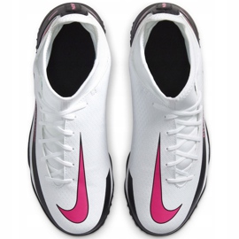 Scarpa da calcio Nike Phantom Gt Club Df Tf Junior CW6729 160 bianco bianco 1
