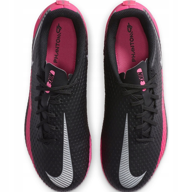 Nike Phantom Gt Academy FG / MG Junior CK8476 006 scarpe da calcio nero nero 1