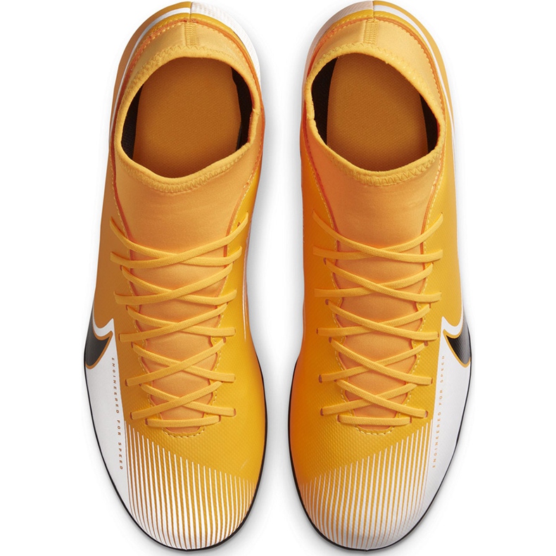 Nike Mercurial Superfly 7 Club FG / MG AT7949 801 scarpe da calcio arancia giallo 1